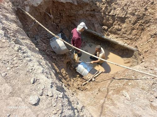 تعمیر خط انتقال آب ۵۰۰ میلیمتری در مسیر تأسیسات شهید کشتکار به شهدای ثامن آبادان تعمیر خط انتقال آب ۵۰۰ میلیمتری در مسیر تأسیسات شهید کشتکار به شهدای ثامن آبادان